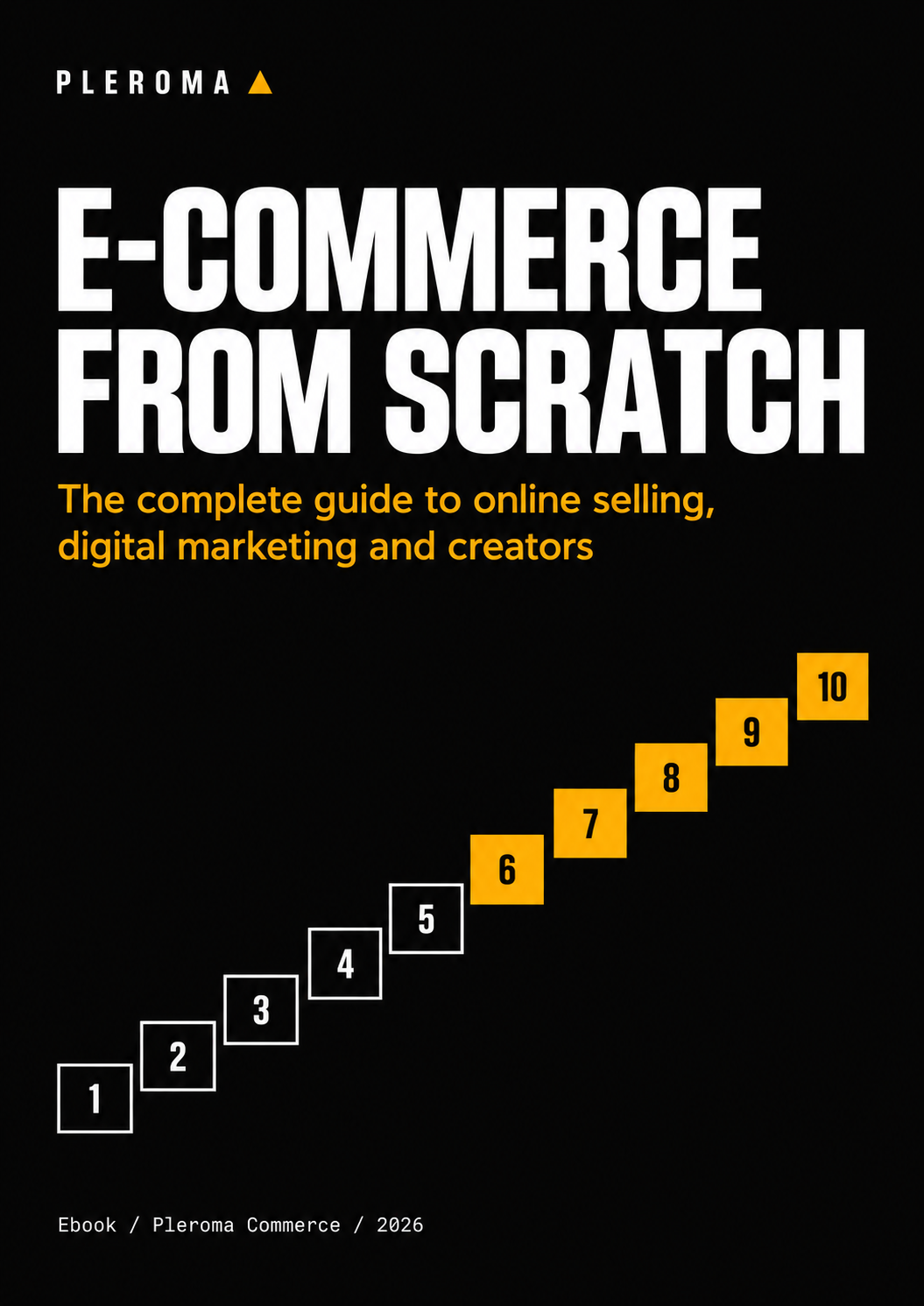 E-commerce from Scratch, Pleroma Commerce ebook cover
