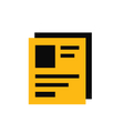 A stack of product listing cards with image and description fields.