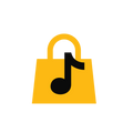 A shopping bag with a musical note for TikTok Shop.